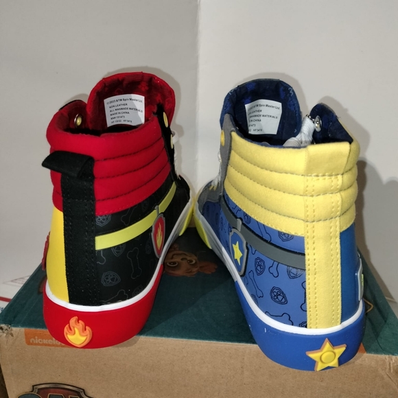 Ground up Paw Patrol Chase Marshall High Tops (PS) Unisex, Size 3. Original new - Picture 8 of 14